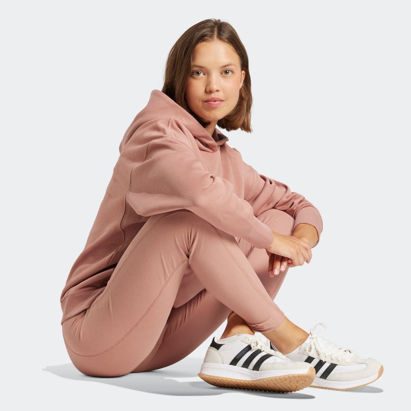 Adidas سروال ليغينغ rib عالي الخصر - Image 3